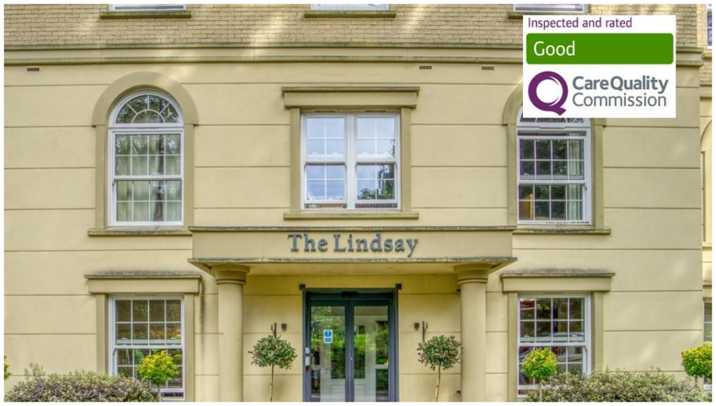 The Lindsay Bupa Care Home – CQC rated ‘Good’
