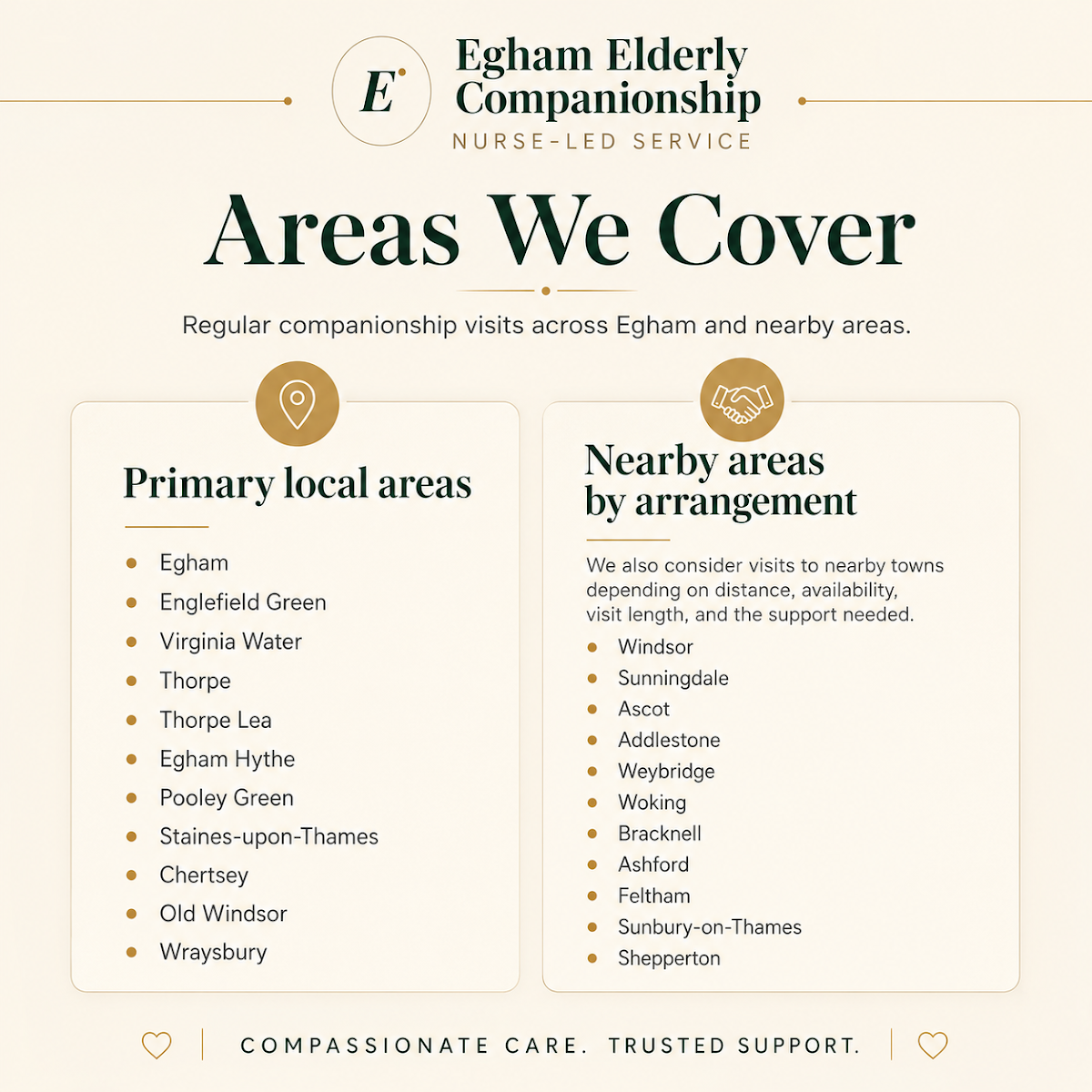 Egham Elderly Companionship