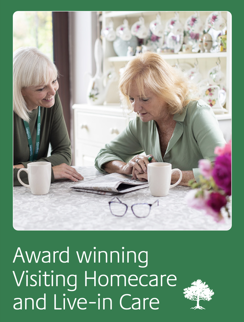 GoodOaks Brentwood and Chelmsford – Visiting and Live-in Care