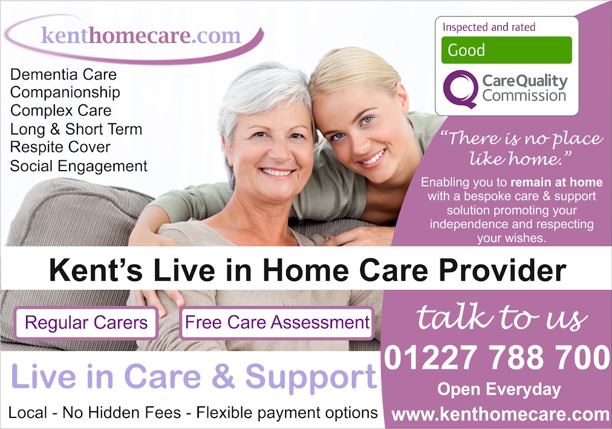 Kent Home Care Live in Home Care & Support Solutions