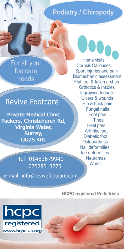 Revive Footcare Virginia Water