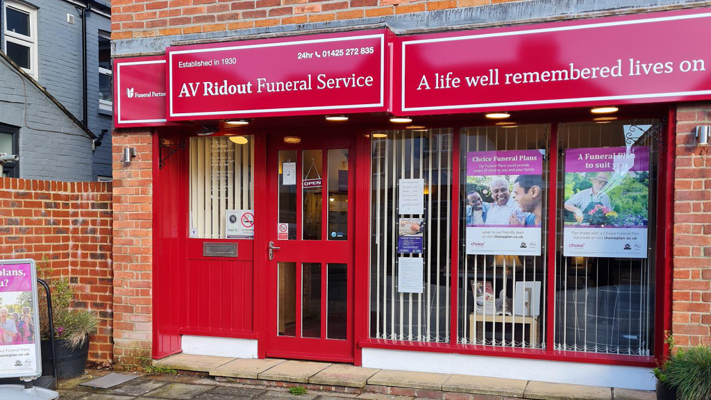A V Ridout Funeral Service