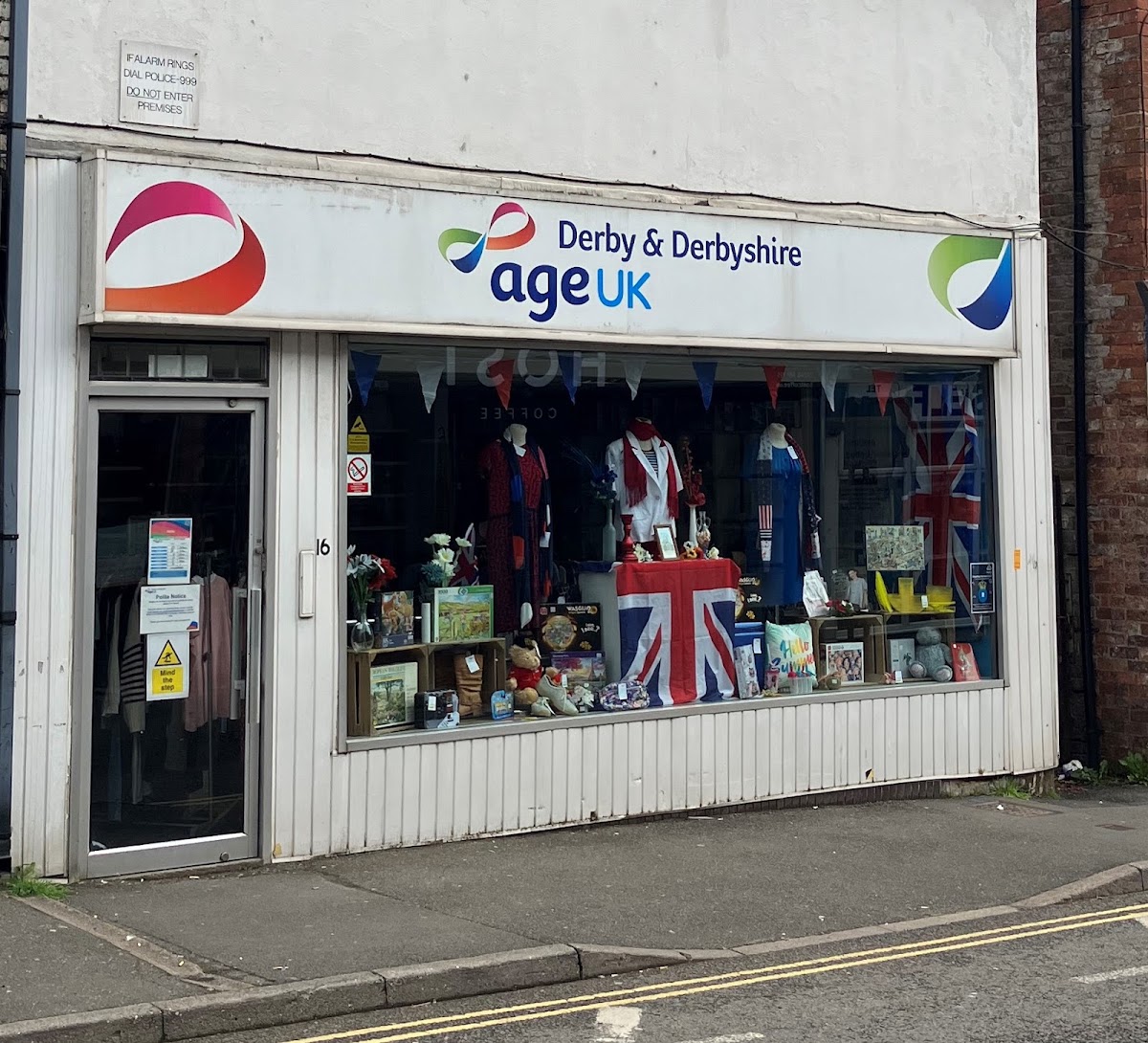 Age UK Derby and Derbyshire Clay Cross Charity Shop