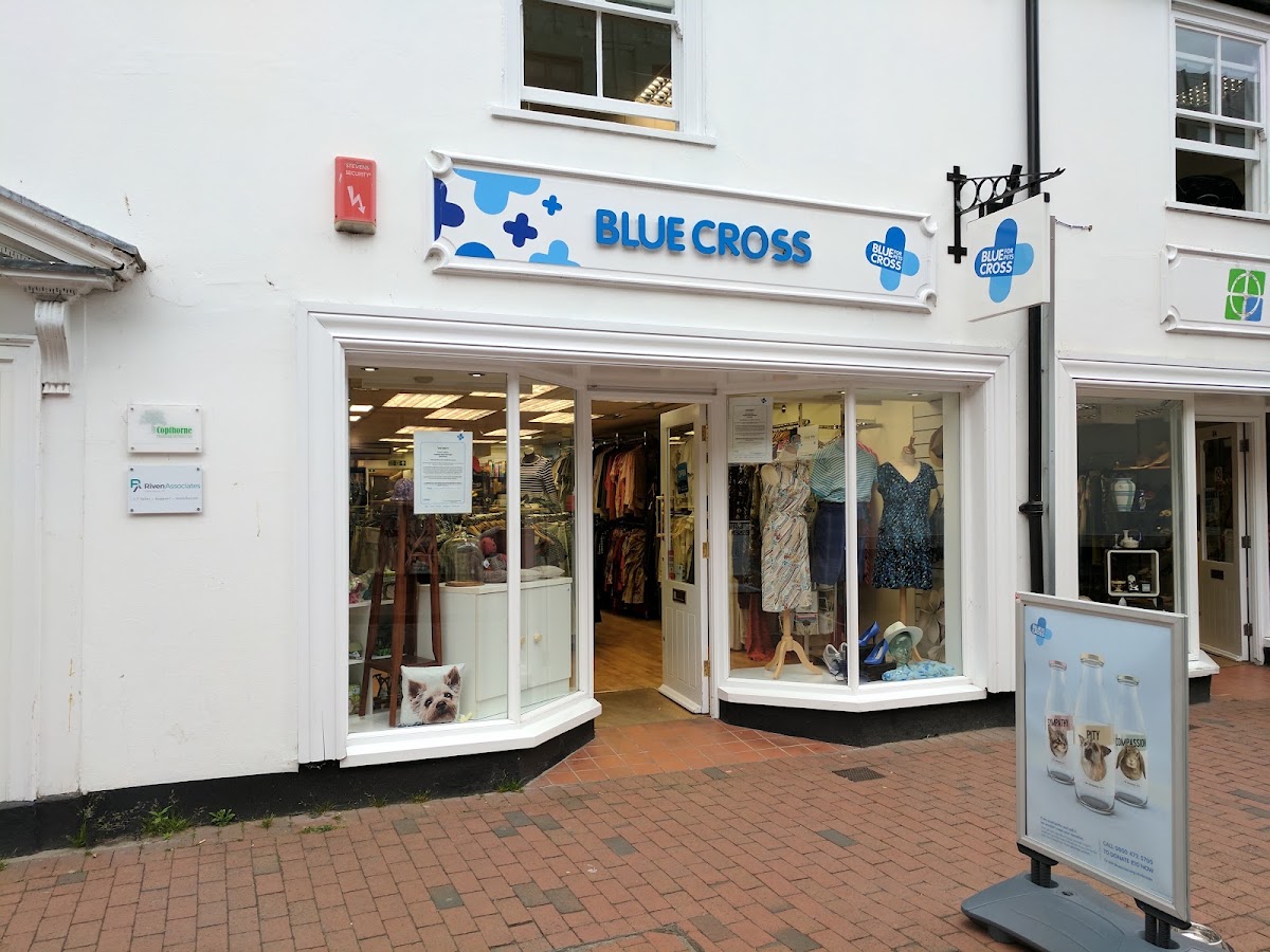 Blue Cross charity shop, Egham