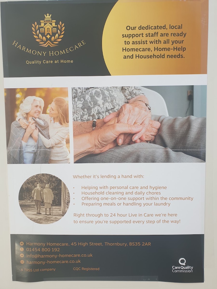 Harmony homecare support uk