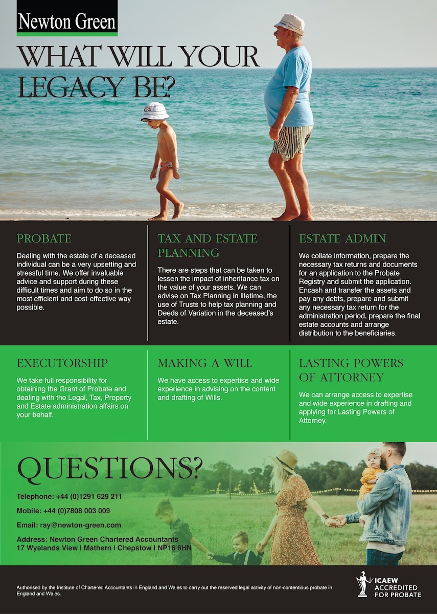 Newton Green Probate, Wills, Estates and IHT Planning