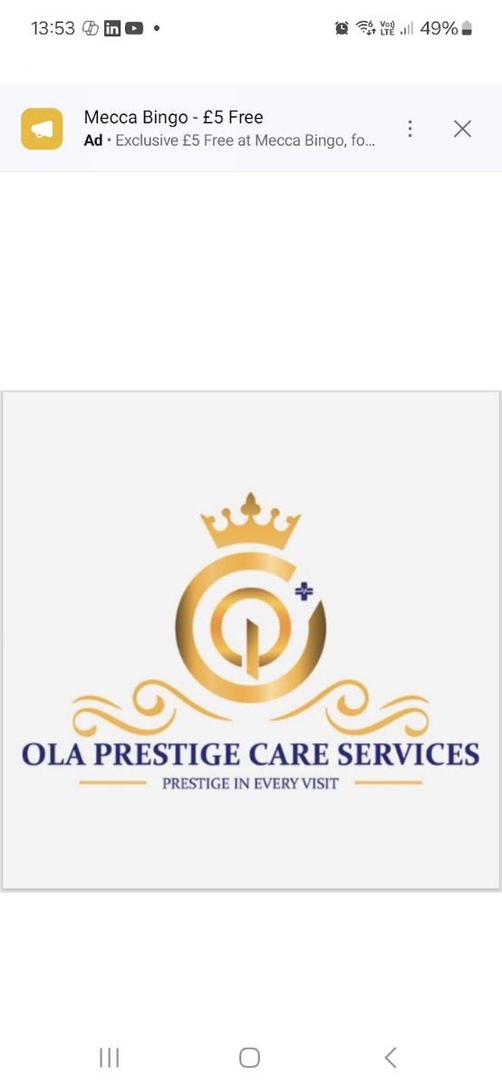 Ola Prestige Care – Dartford Best Home Care Services