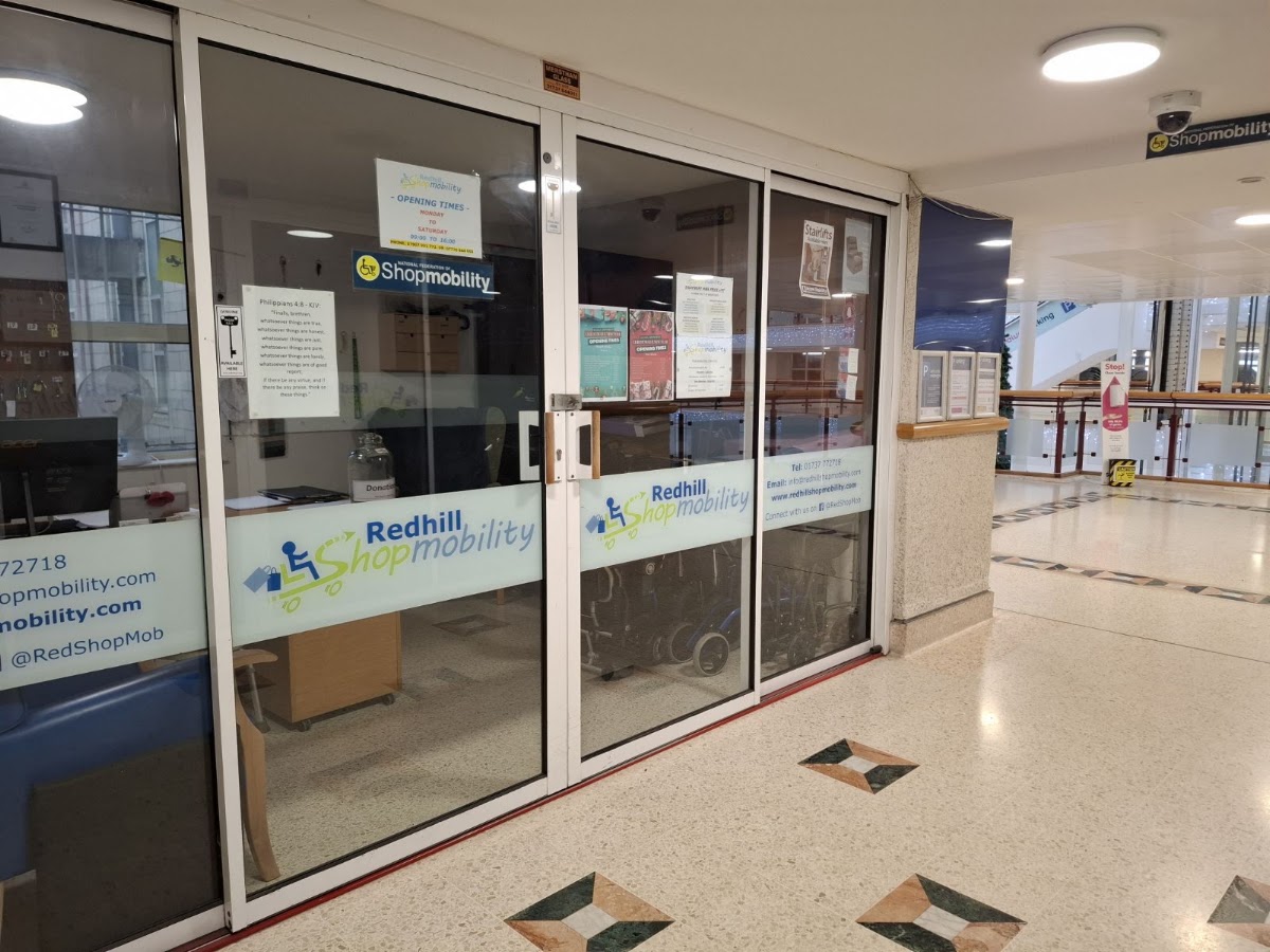 Redhill Shopmobility Kiosk