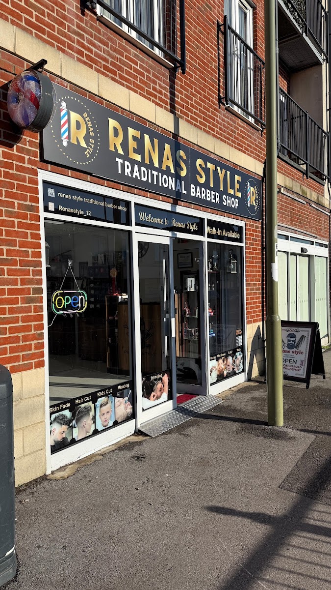 Renas style traditional barber shop